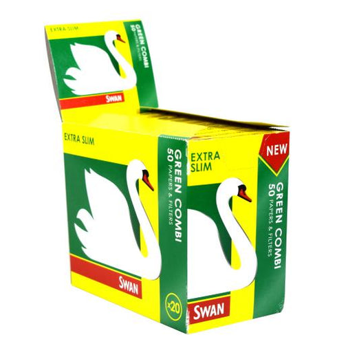 Swam Green Combi Pack Extra Slim Tips & Papers