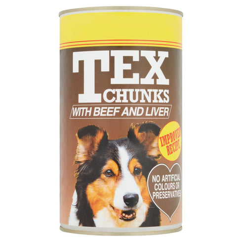 Tex Chunks Beef & Liver 1.2kg