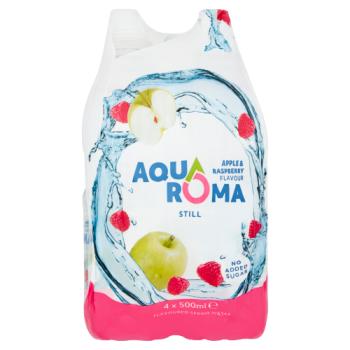 Aqua Still Water Apple & Raspberry 4 Pack