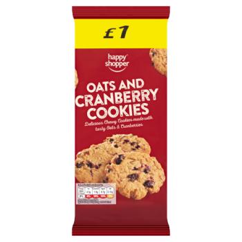 Happy Shopper Oats & Cranberry Cookies