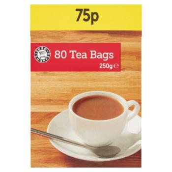 Euro Shopper 80 Tea Bags 250g