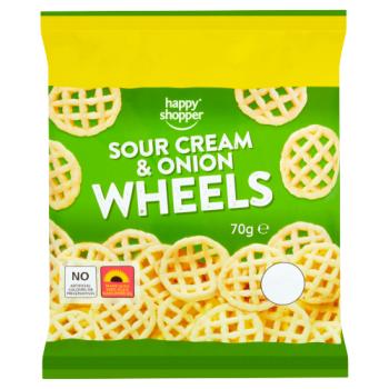 Happy Shopper Sour Cream Rings 70g