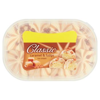 Classic Caramel & Fudge Ice Cream 900ml