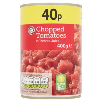 Euro Shopper Chopped Tomatoes 400g