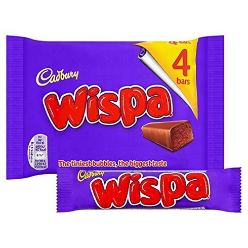 Cadbury Wispa Chocolate Bar 4 Pack