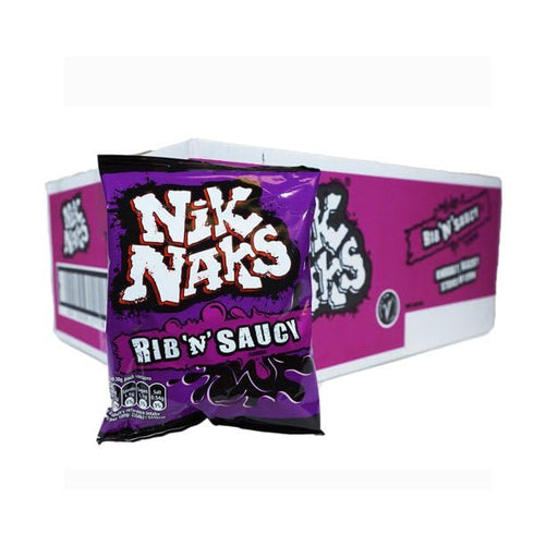 Nik Naks Rib 'N' Saucy Crisps 75g