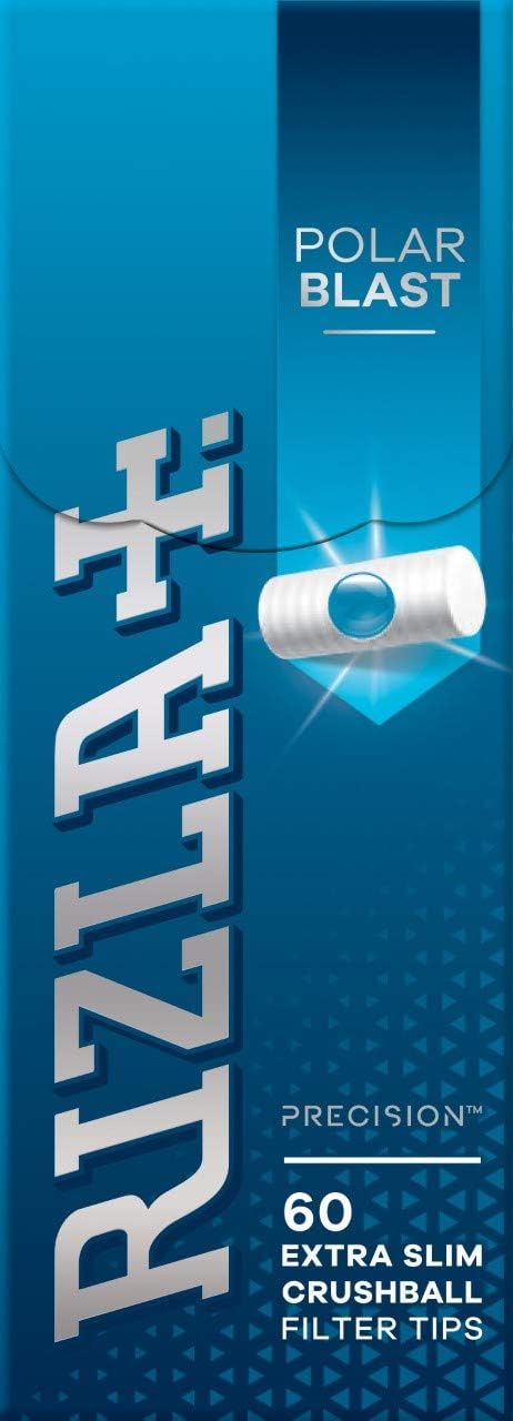 Rizla Polar Blast Extra Slim Tips 60s