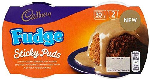 Cadbury Fudge Sticky Puds 2 x 95g