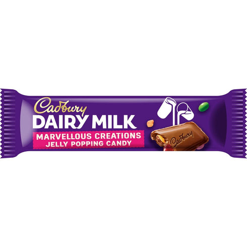 Cadbury Dairy Milk Marvellous Creations Jelly Popping Candy Shells 47g