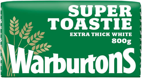 Warburtons Super Toastie Extra Thick White Bread 800g