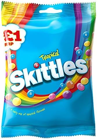 Skittles Tropical Sweets Treat Bag 125g