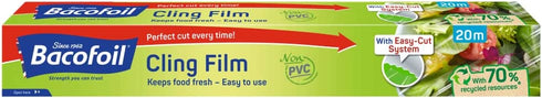 Bacofoil Cling Film Easy Cut 20m