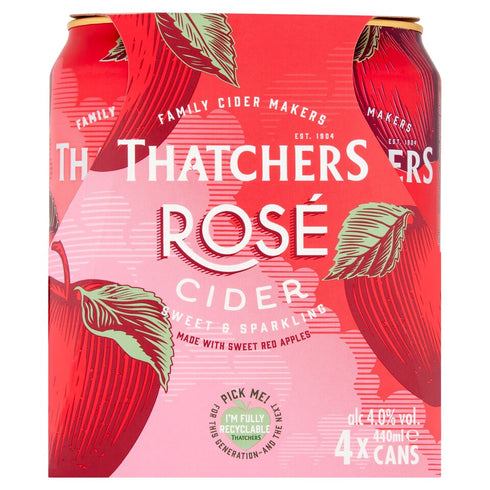 Thatchers Rose 4 x 440ml