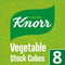 Knorr Vegetable Stock Cubes 8 x 10g