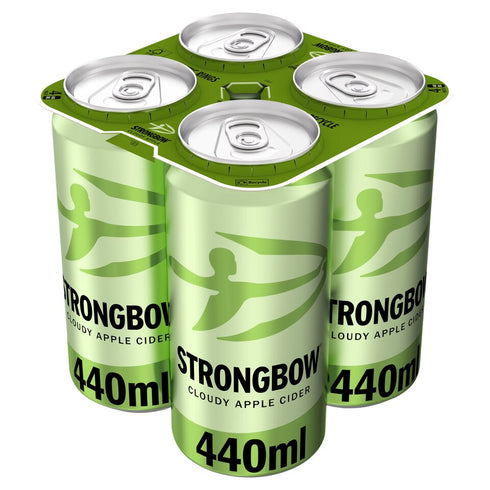Strongbow Cloudy Apple Cider 4 x 440ml Cans