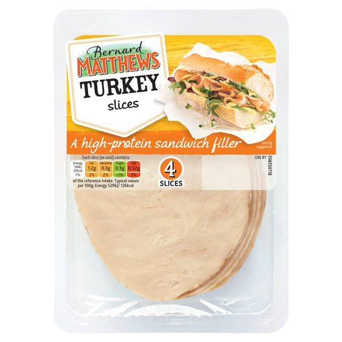 Bernard Matthews Turkey Breast 4 Slices 80g