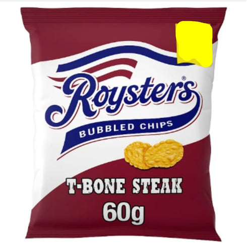 Roysters T-Bone Steak Crisps 60g