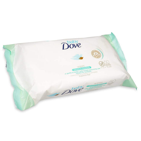 Baby Dove Sensitive Wipes 50 Pack