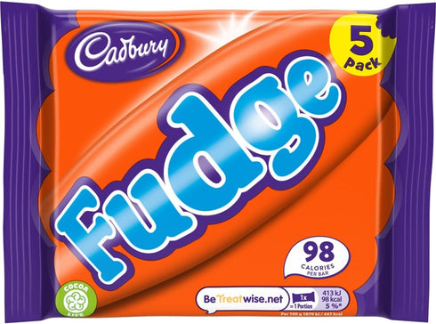 Cadbury Fudge Bar 5 Pack 110g