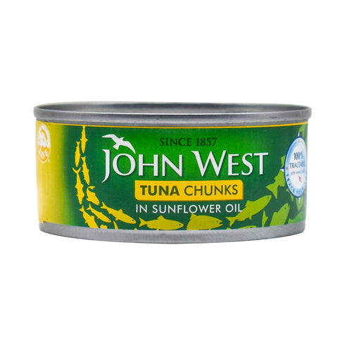 John West Tuna Chunks In Sunflower Oil 145g