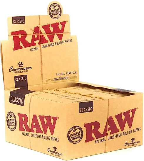 Raw Classic Connoisseur King Size Slim Papers & Tips