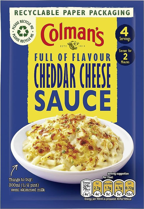 Colman's Sauce Mix Cheese 40g