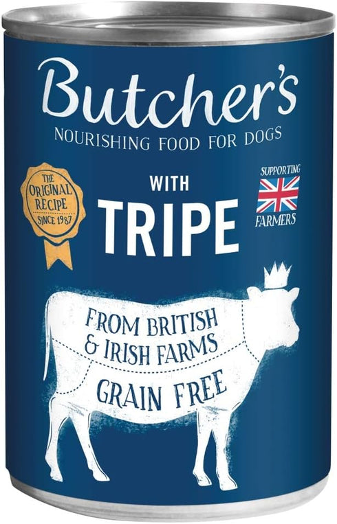 Butcher's Tripe Dog Food Tin 400g