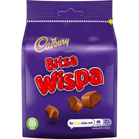 Cadbury Bitsa Wispa Chocolate Bag 95g