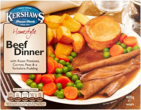 Kershaw's Homestyle Beef Dinner with Roast Potatoes 400g