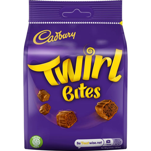 Cadbury Twirl Bites Chocolate Bag 95g