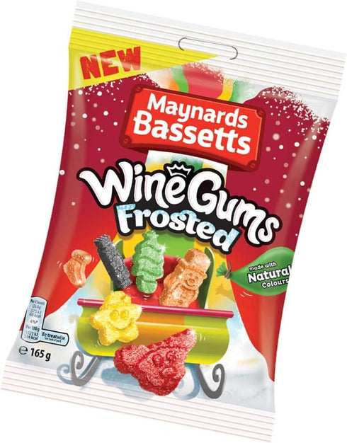 Maynards Bassetts Wine Gums Frosted Sweets Bag 165g