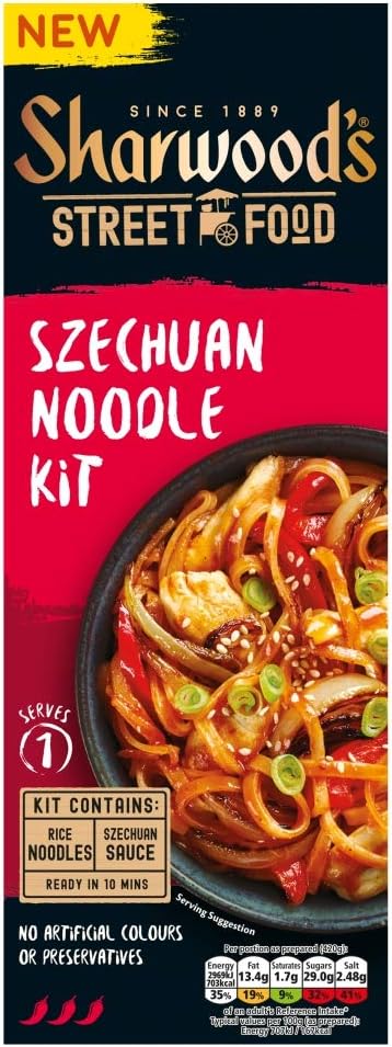 Sharwood's Street Food Szechuan Noodle Kit 125g