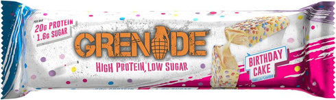 Grenade Carb Killa High Protein, Low Sugar Bar Birthday Cake 60g