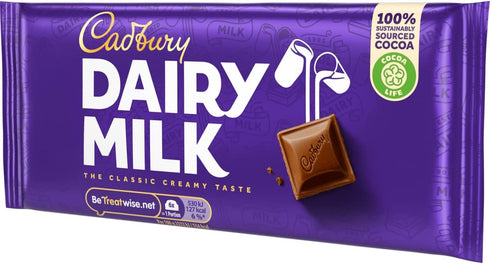 Cadbury Dairy Milk Chocolate Bar 95g