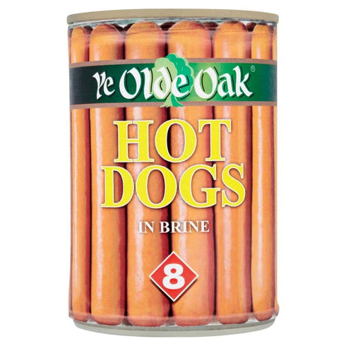 Ye Olde Oak 8 Hot Dogs in Brine 400g