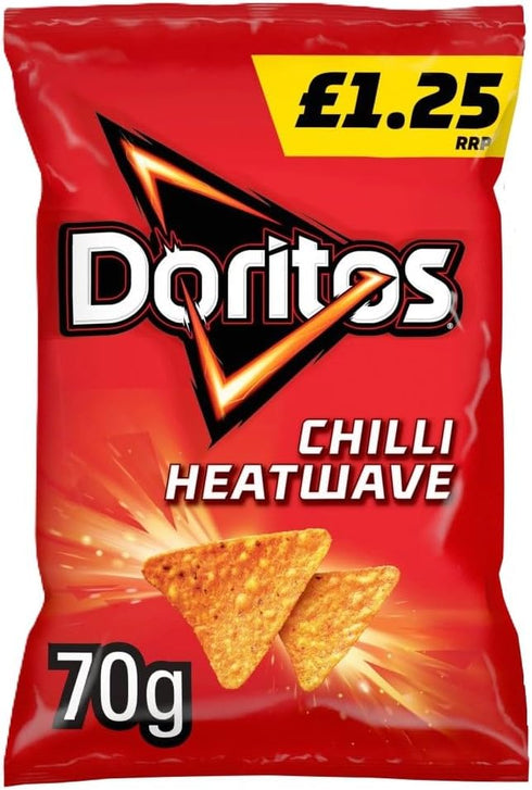 Doritos Chilli Heatwave Tortilla Chips 70g