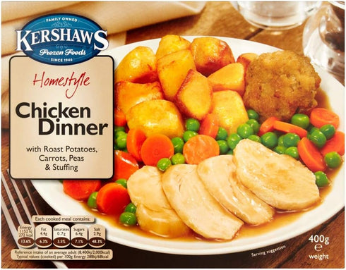 Kershaw's Homestyle Chicken Dinner With Roast Potatoes 400g