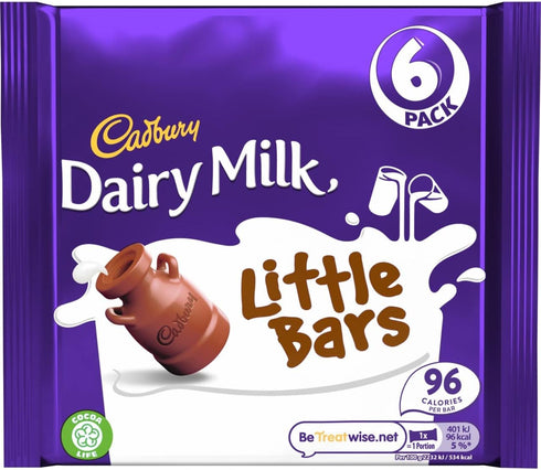 Cadbury Dairy Milk Little Bars 6 x 18g
