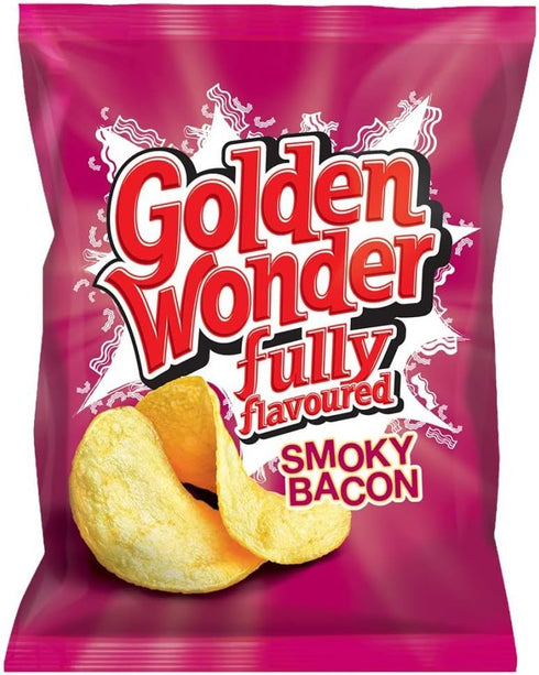 Golden Wonder Fully Flavoured Smoky Bacon 6 x 25g