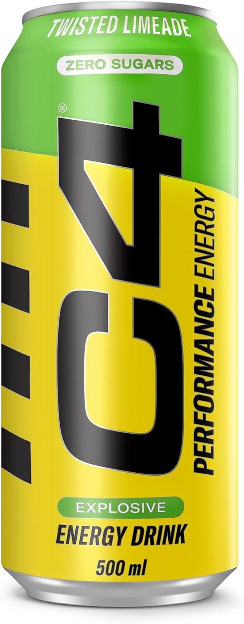 C4 Energy Twisted Lime 500ml
