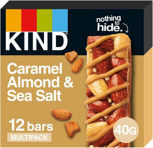 Kind Caramel Almond & Sea Salt Snack Bar 40g