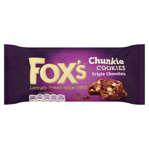 Fox's Fabulous Triple Chocolate Cookies 180g