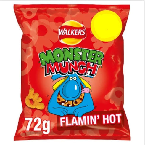 Walkers Monster Munch Flamin' Hot 72g
