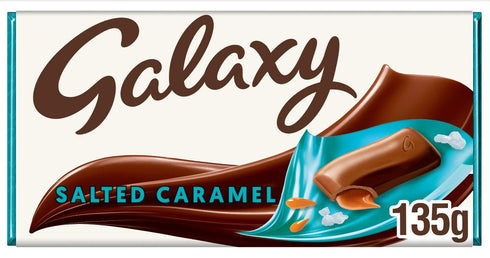 Galaxy Salted Caramel Chocolate Bar 135g