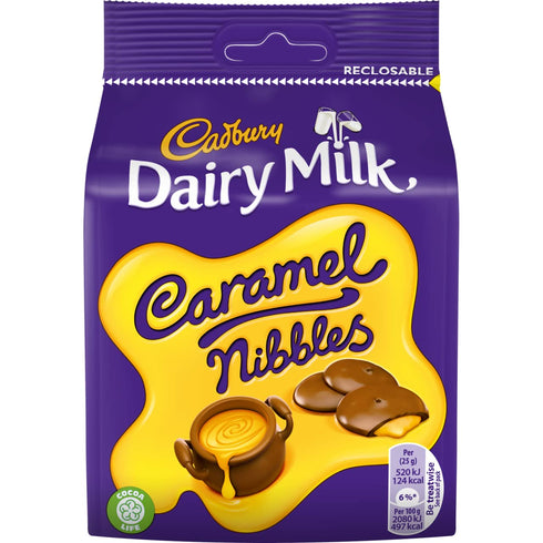 Cadbury Dairy Milk Caramel Nibbles Bag 95g