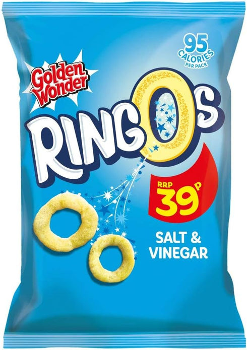 Golden Wonder Ringos Salt & Vinegar 6 Pack