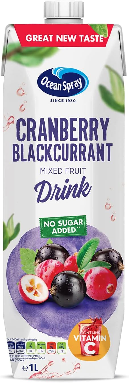 Ocean Spray Cranberry & Blackcurrant 1L