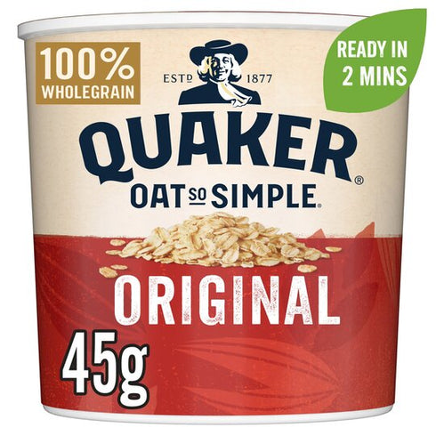 Quaker Oat So Simple Original Porridge Pot 45g