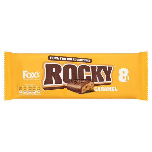 Fox's Rocky Caramel Bars 8 Pack 159.0g