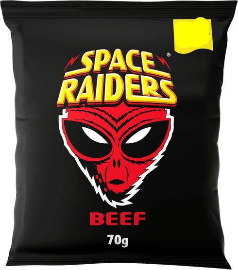 Space Raiders Beef Crisps 70g